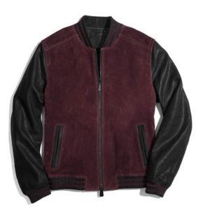 Coach Men Suede bomber/Varsity Jacket XS